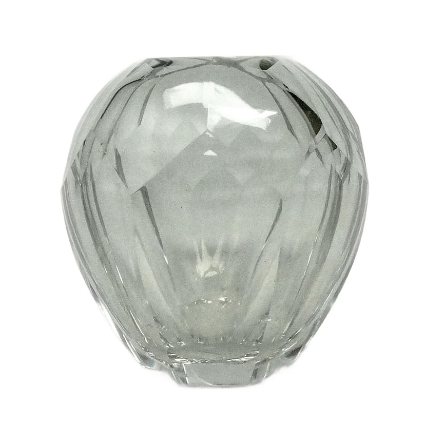 Wazon Art Deco, kryształ, Moser, Czechosłowacja, lata 30.