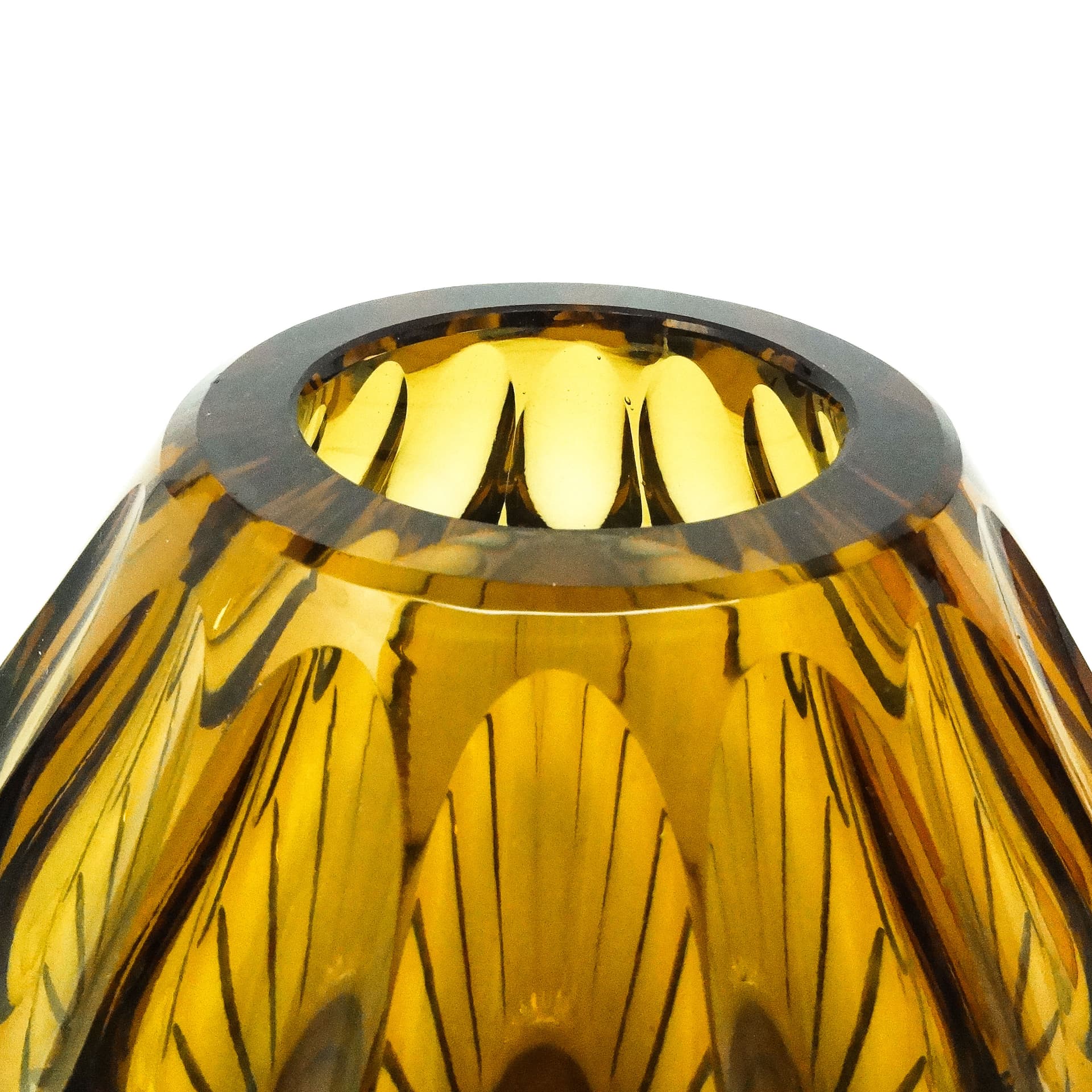 Wazon Art Deco, kryształ, Moser, Czechosłowacja, lata 30. - 115959