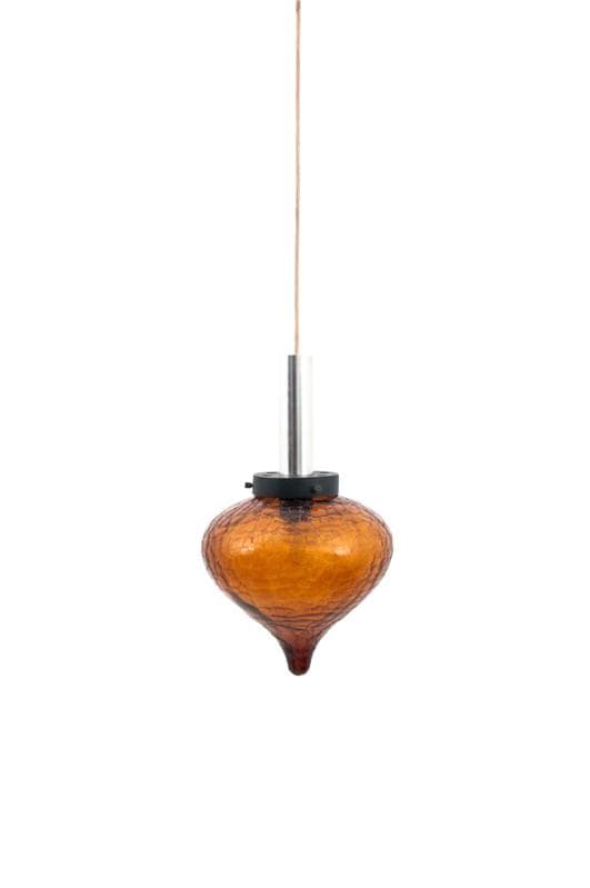 Amber Pendant Lamp, Poland, 1960s - DIMENSION