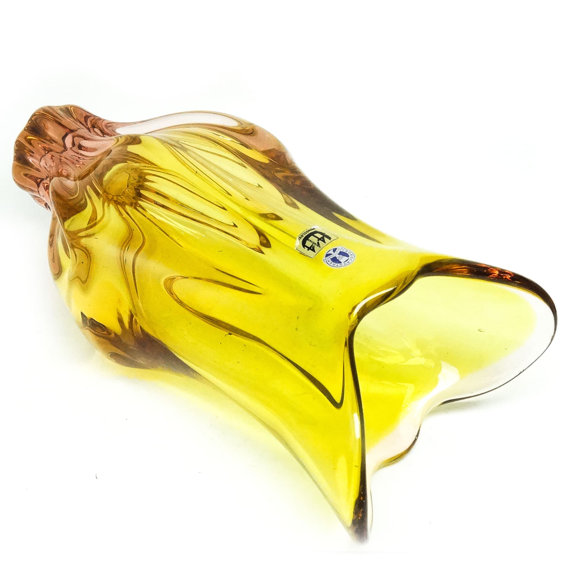 Wazon mid-century modern, szkło, proj. J. Hospodka, Czechosłowacja, lata 60. - 115977