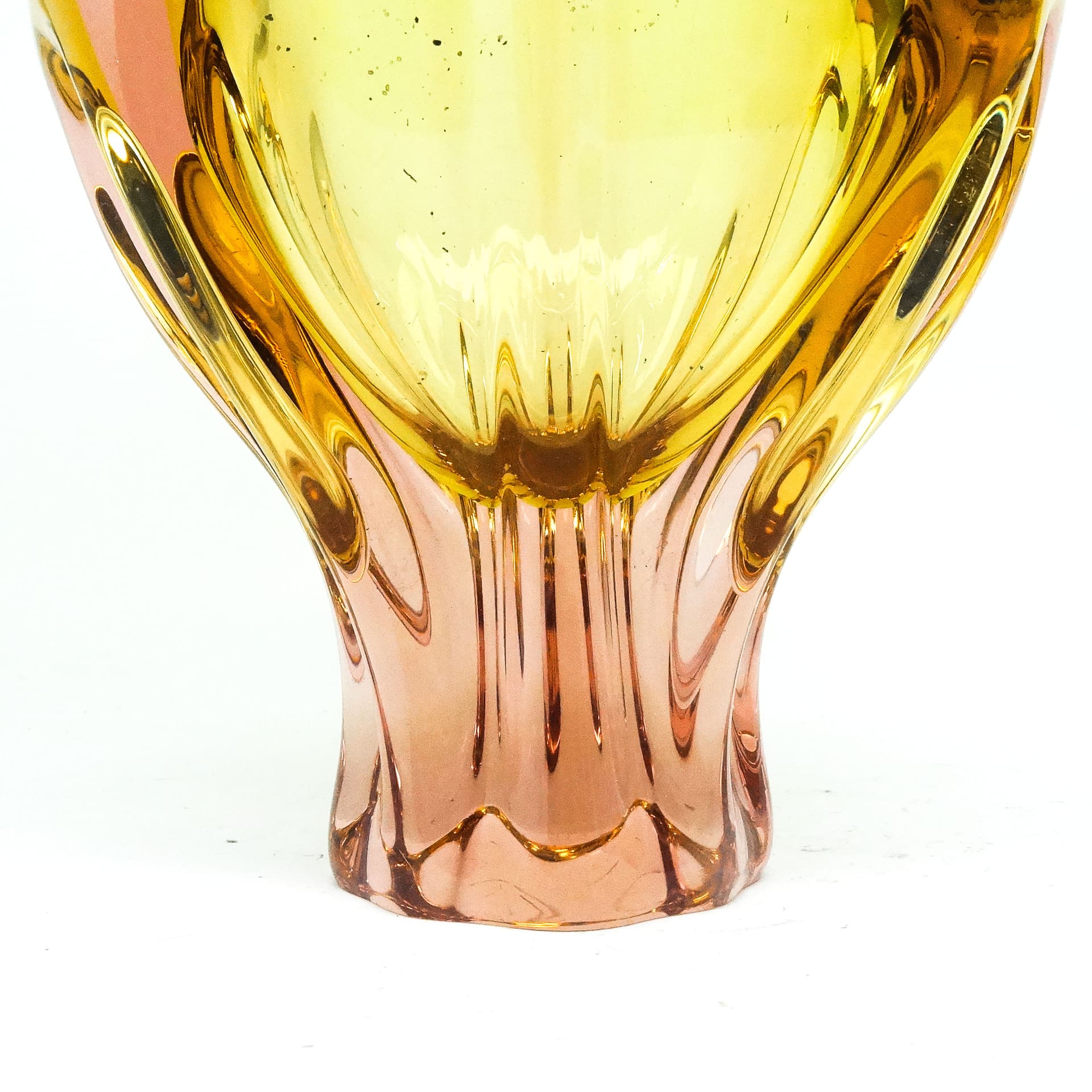 Wazon mid-century modern, szkło, proj. J. Hospodka, Czechosłowacja, lata 60. - 115974