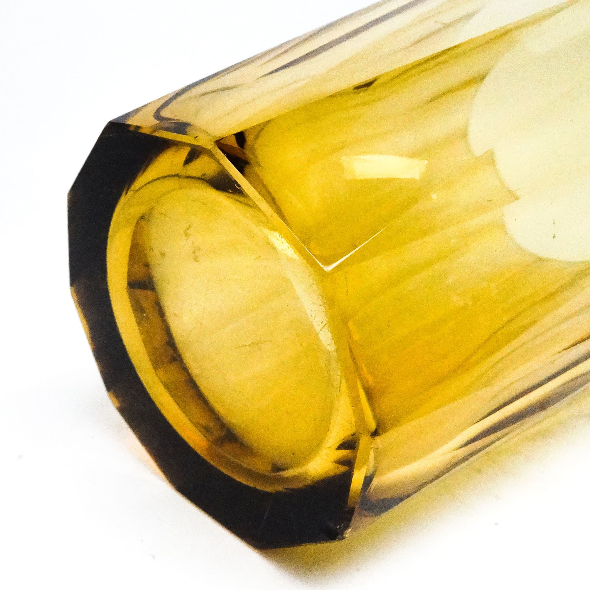 Wazon Art Deco, kryształ, Bohemia, Czechosłowacja, lata 30. - 115998