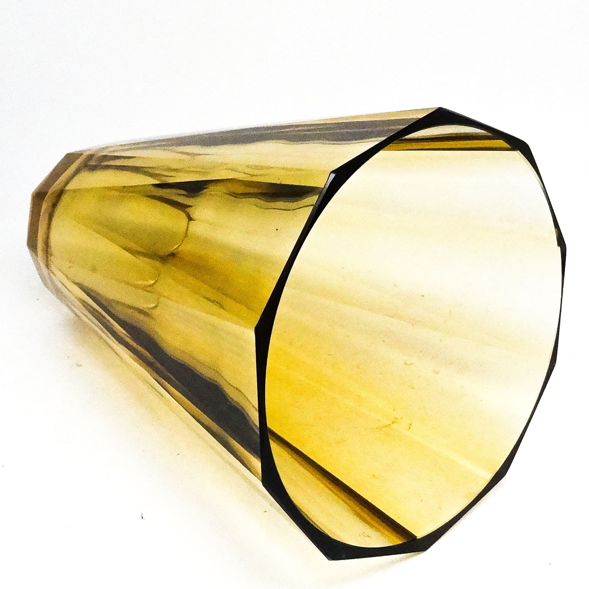 Wazon Art Deco, kryształ, Bohemia, Czechosłowacja, lata 30. - 115995