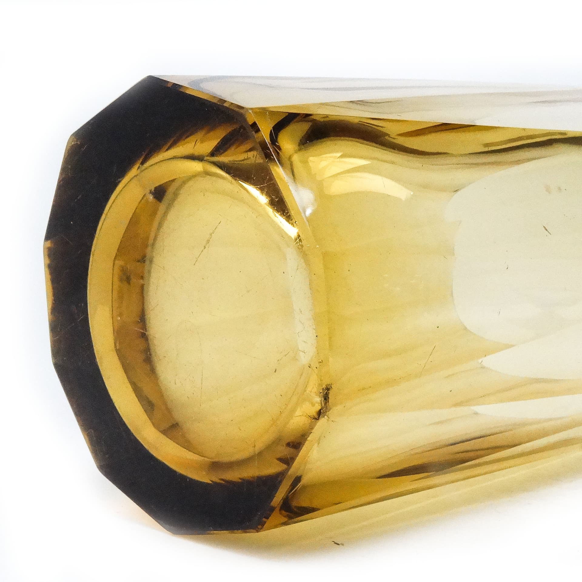 Wazon Art Deco, kryształ, Bohemia, Czechosłowacja, lata 30. - 116004