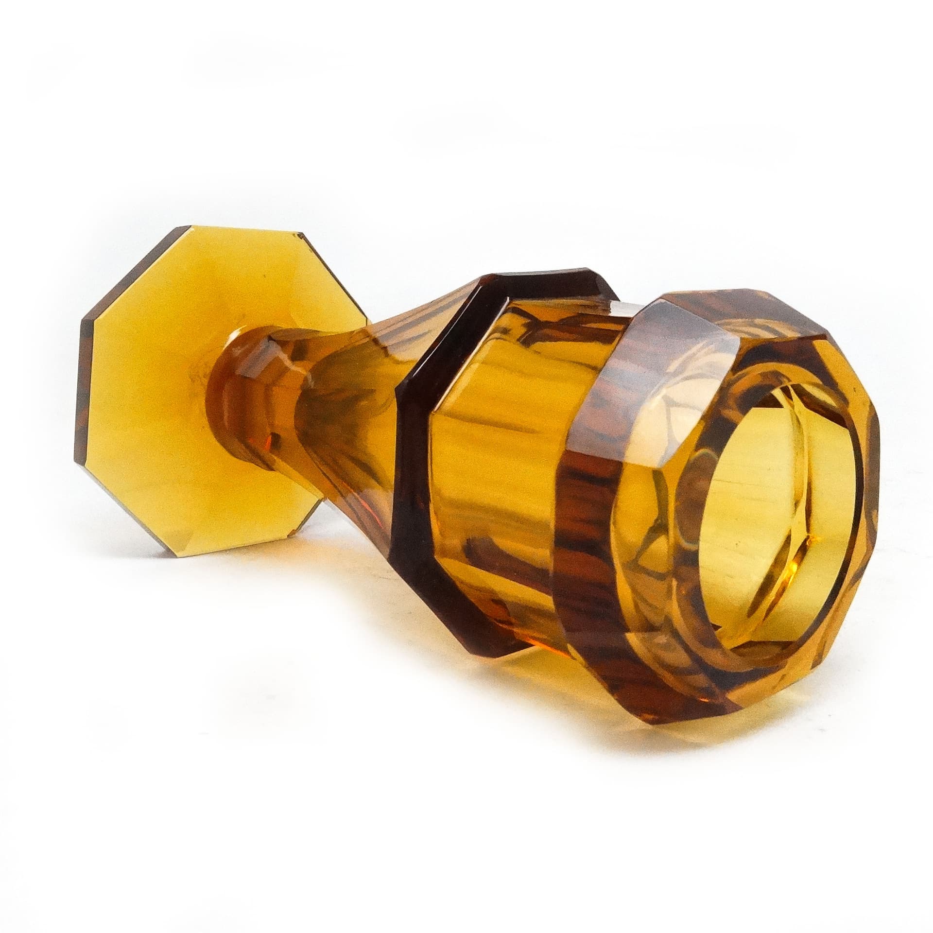 Wazon Art Deco, kryształ, Moser, Czechosłowacja, lata 30. - 116024