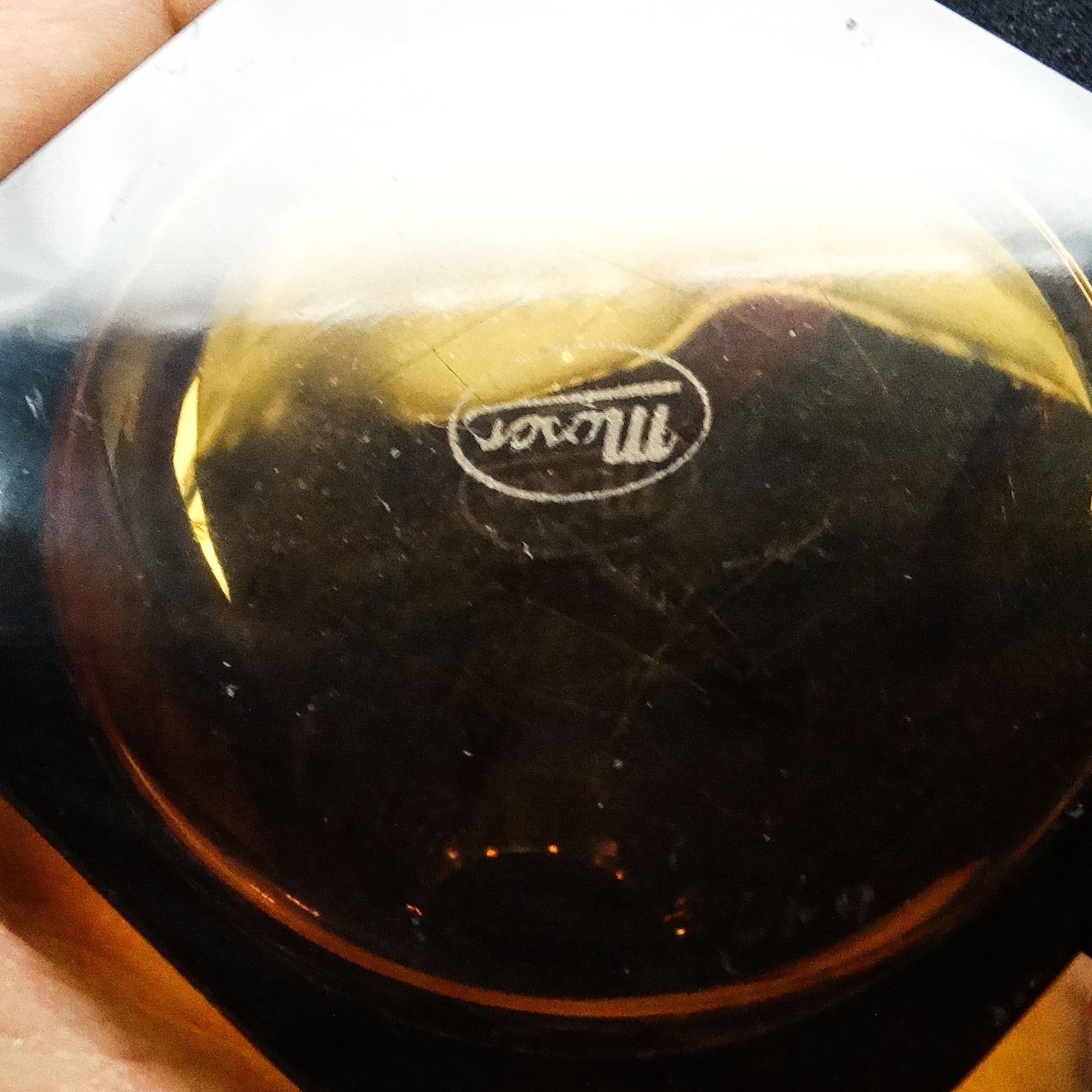 Wazon Art Deco, kryształ, Moser, Czechosłowacja, lata 30. - 116051