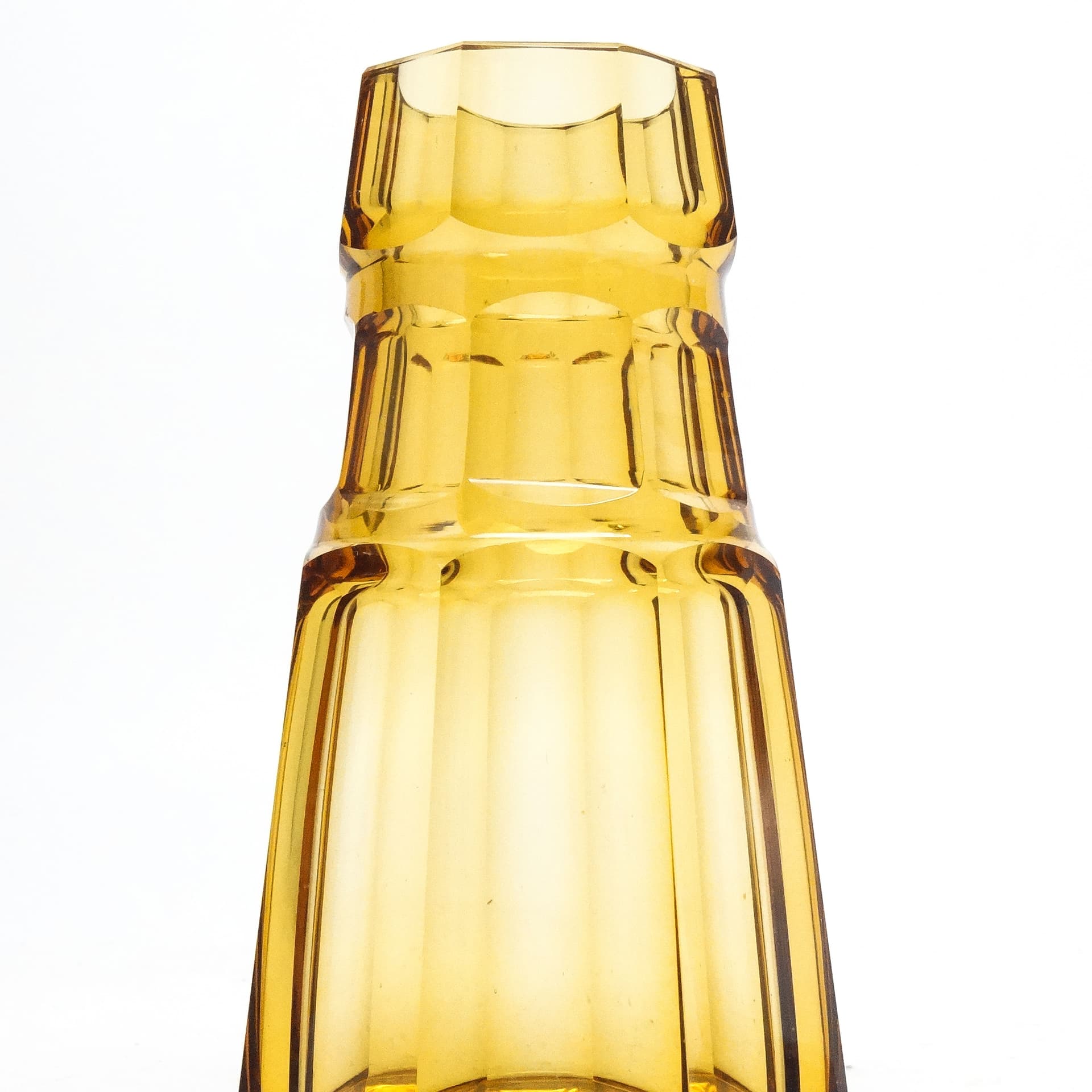 Wazon Art Deco, kryształ, Moser, Czechosłowacja, lata 30. - 116082