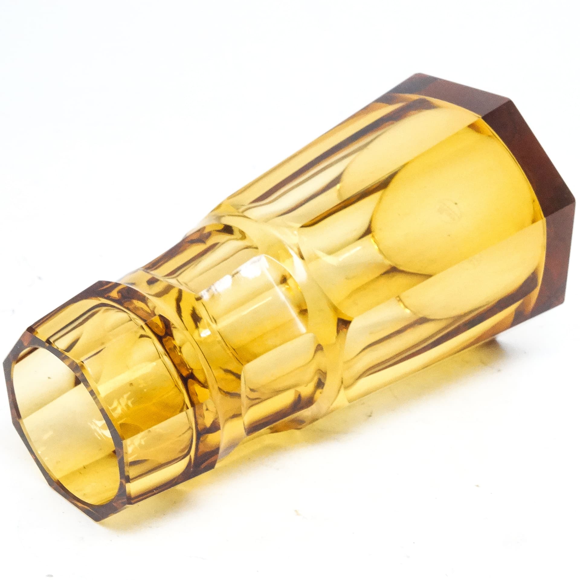 Wazon Art Deco, kryształ, Moser, Czechosłowacja, lata 30. - 116087