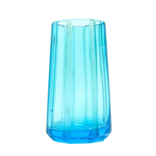 Wazon Art Deco, kryształ, Bohemia, Czechosłowacja, lata 30. - WYMIARY