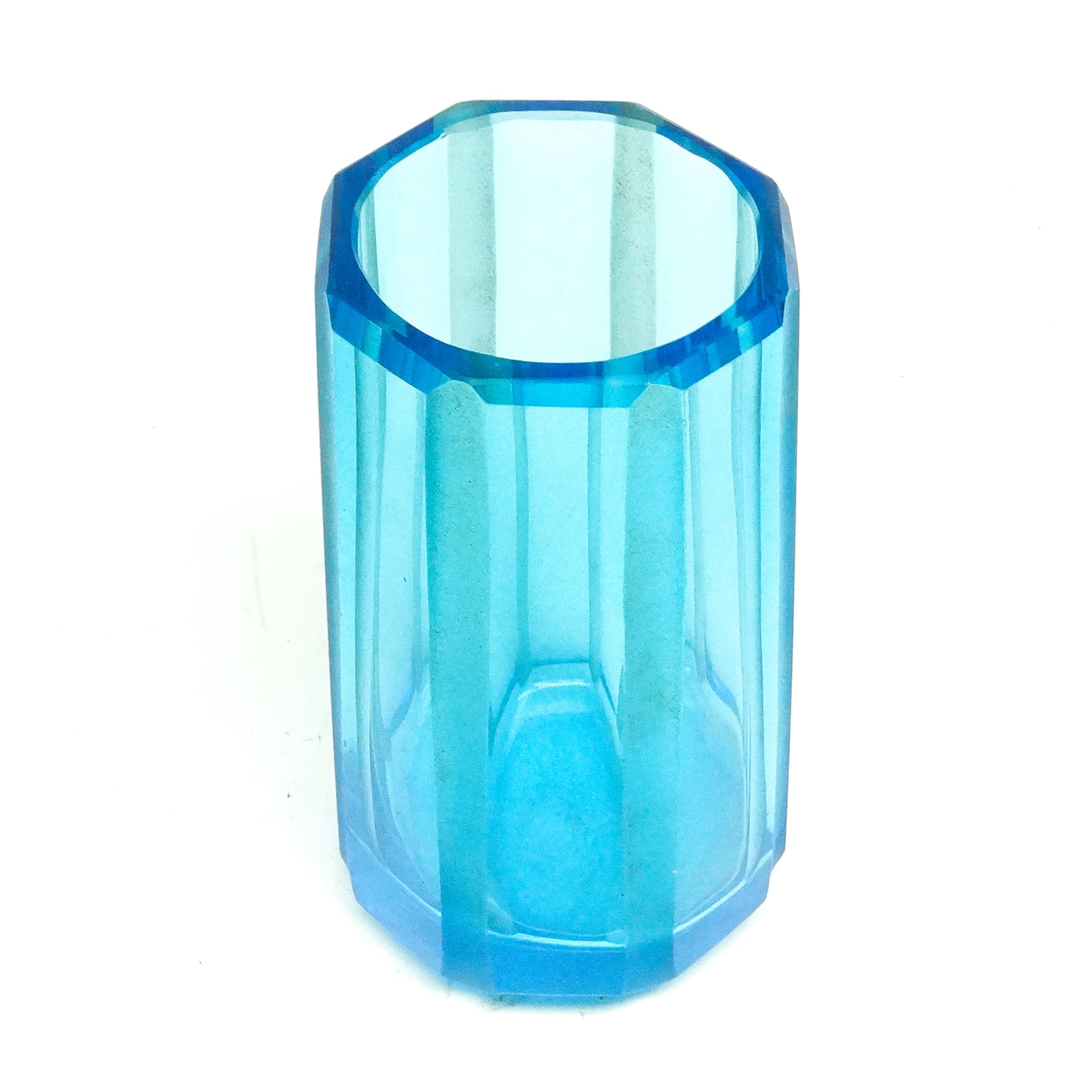 Wazon Art Deco, kryształ, Bohemia, Czechosłowacja, lata 30. - 116195