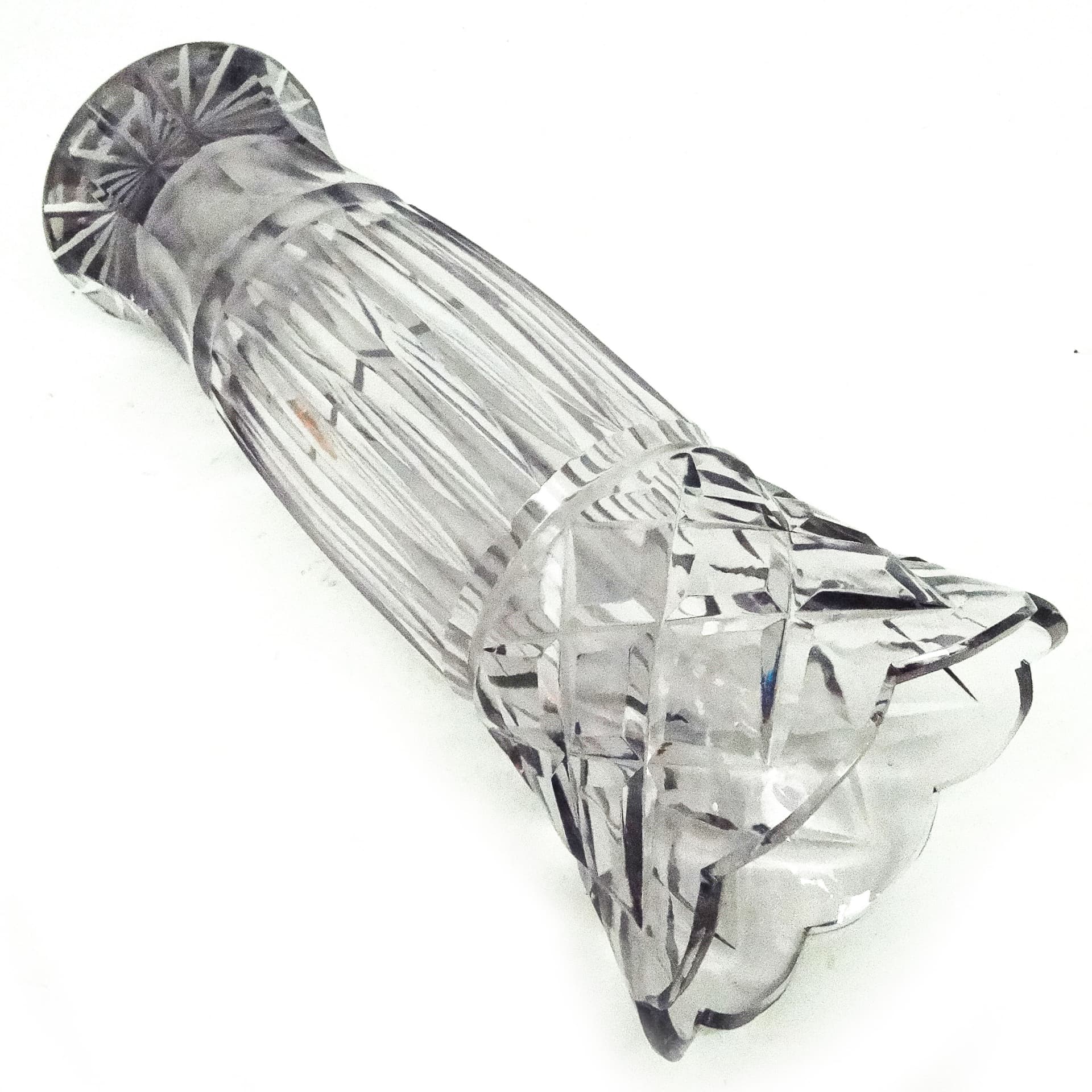 Wazon Postmodernizm, kryształ, Belgia, lata 60. - 116223