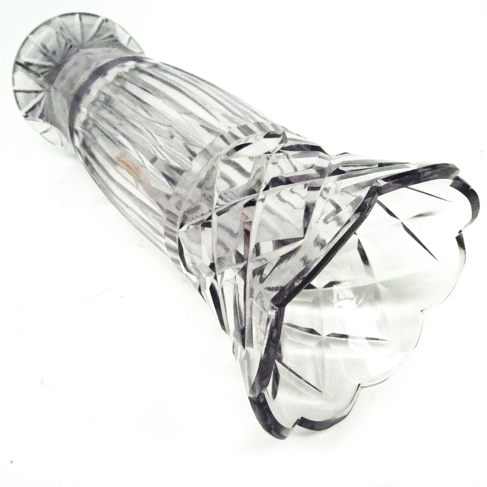 Wazon Postmodernizm, kryształ, Belgia, lata 60. - 116228