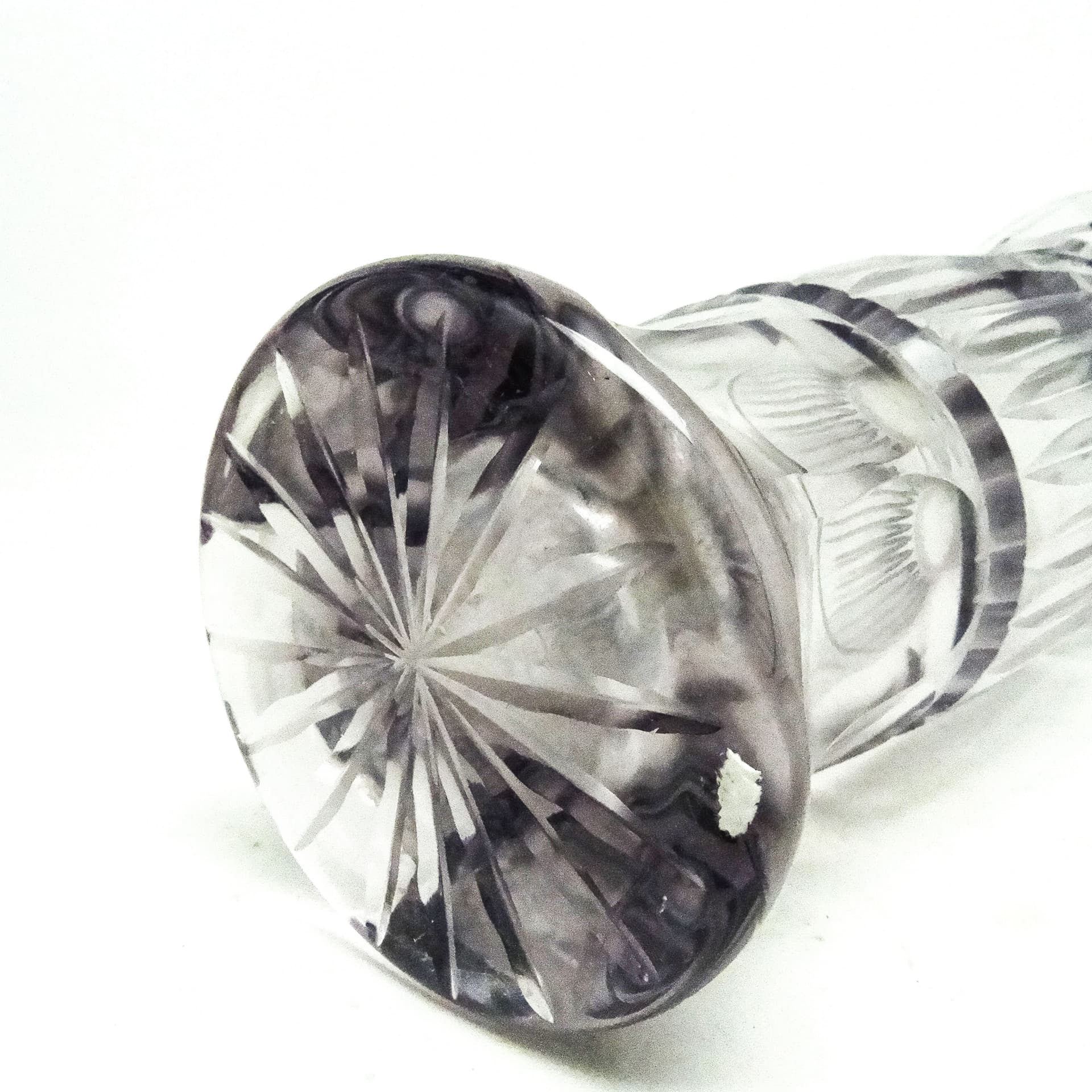 Wazon Postmodernizm, kryształ, Belgia, lata 60. - 116224