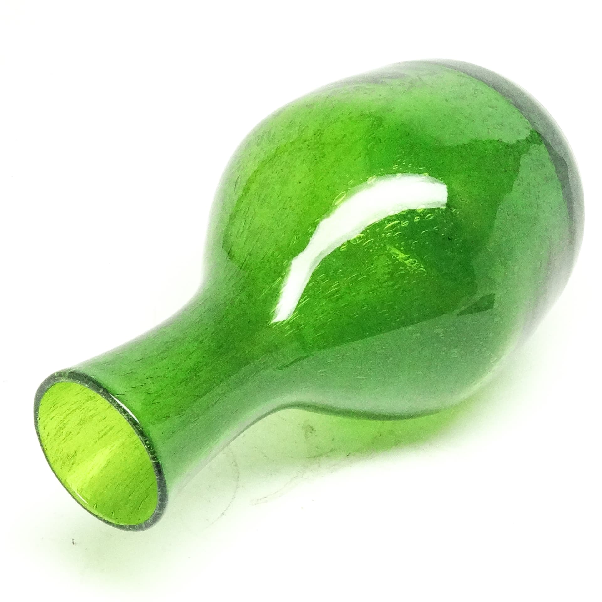 Wazon Butla, mid-century modern, szkło antico zielone, proj. Z. Horbowy, Polska, lata 70. - 116260