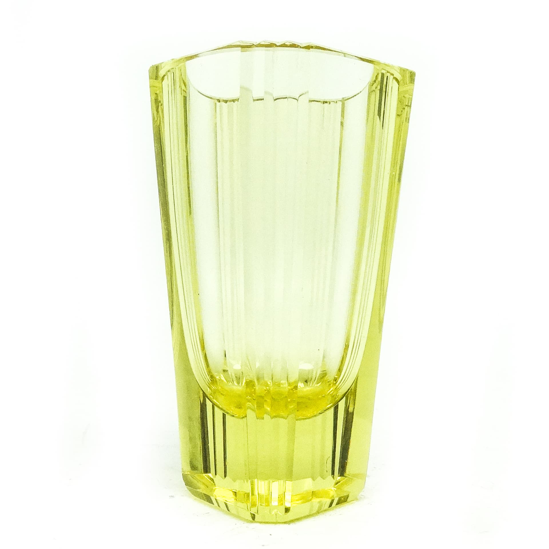 Wazon Art Deco, kryształ, Moser, Czechosłowacja, lata 30. - 116333