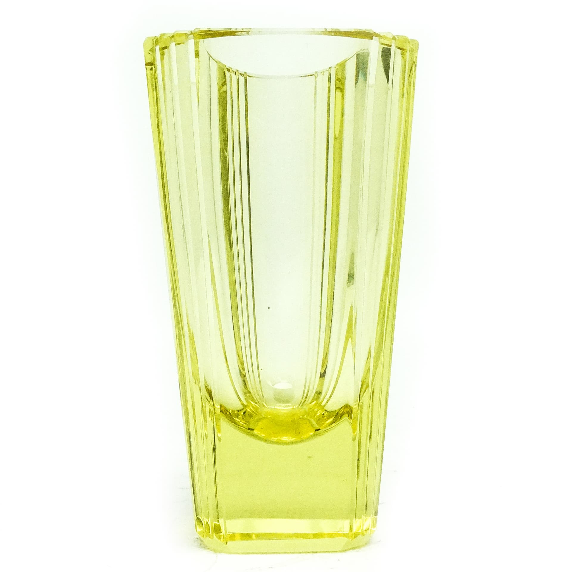 Wazon Art Deco, kryształ, Moser, Czechosłowacja, lata 30. - 116340