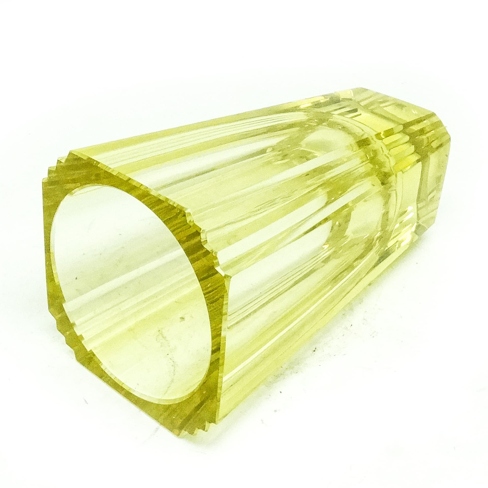 Wazon Art Deco, kryształ, Moser, Czechosłowacja, lata 30. - 116336