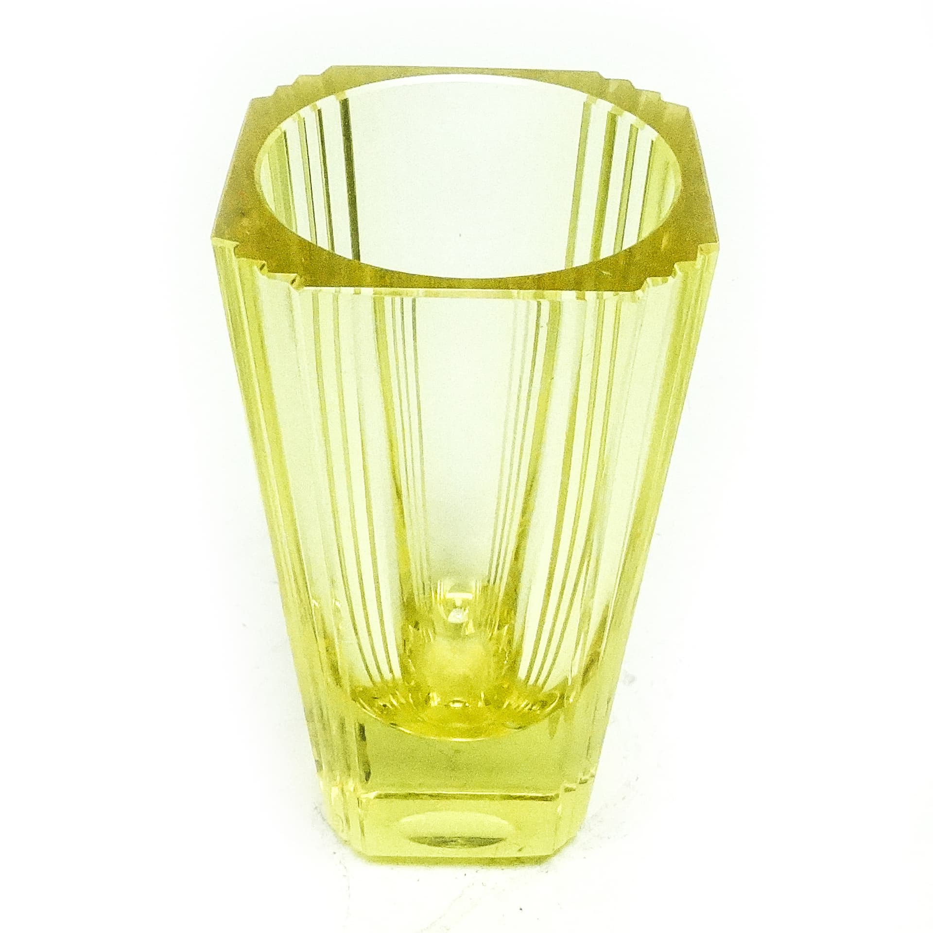 Wazon Art Deco, kryształ, Moser, Czechosłowacja, lata 30. - 116331