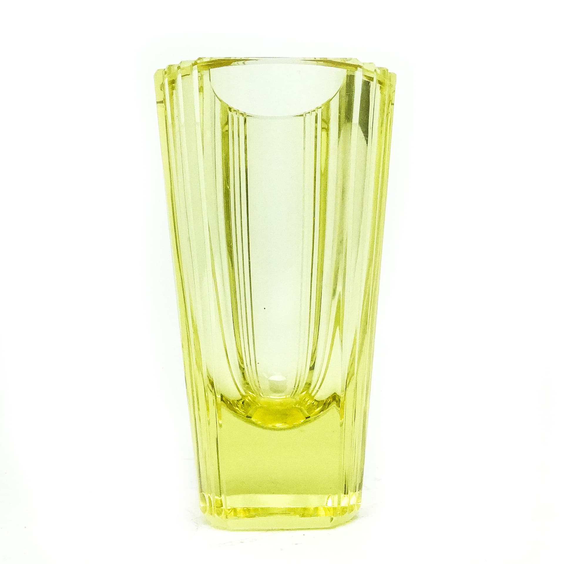 Wazon Art Deco, kryształ, Moser, Czechosłowacja, lata 30. - 116334