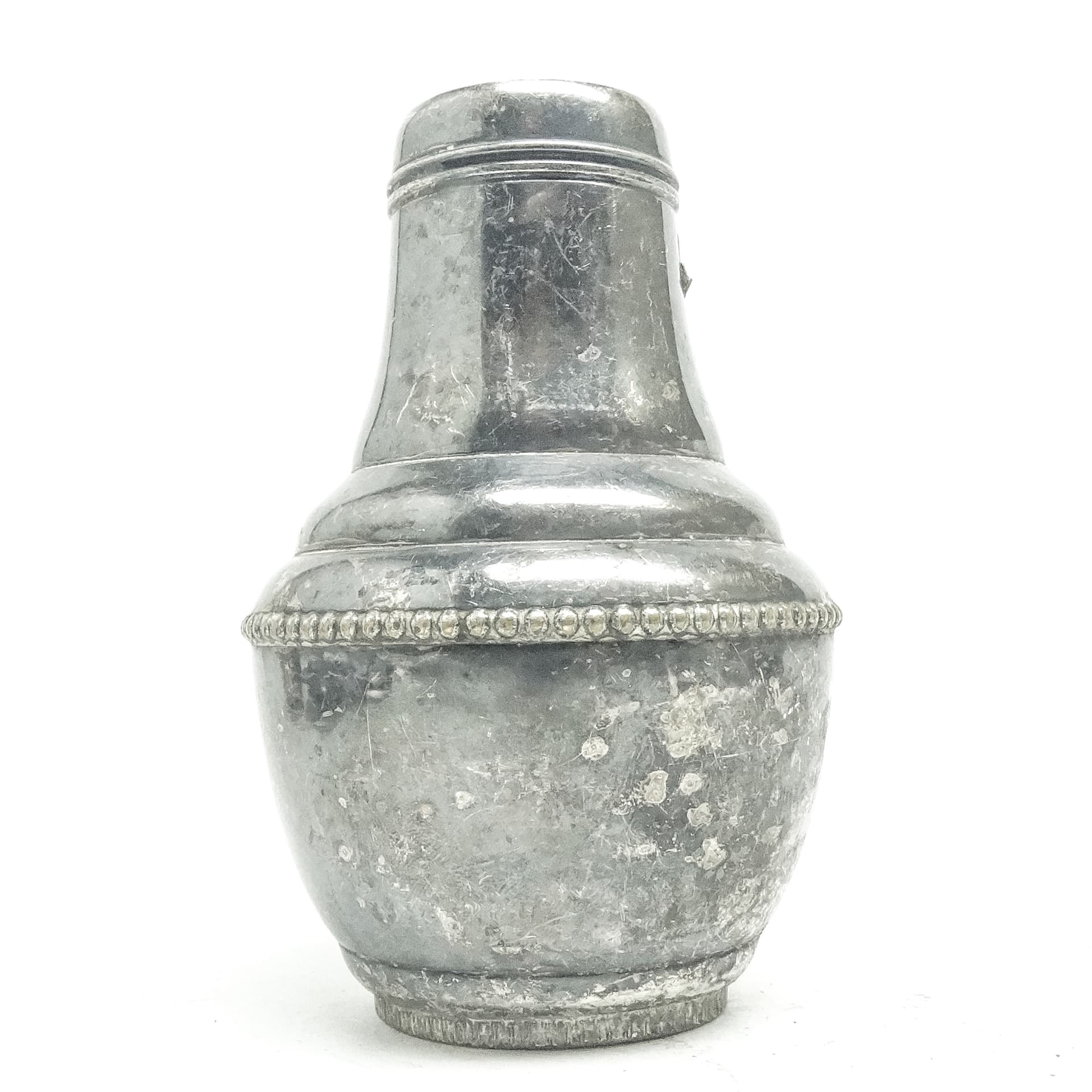 Wazon Art Deco, mosiądz srebrzony, Szwecja, lata 30. - 116358