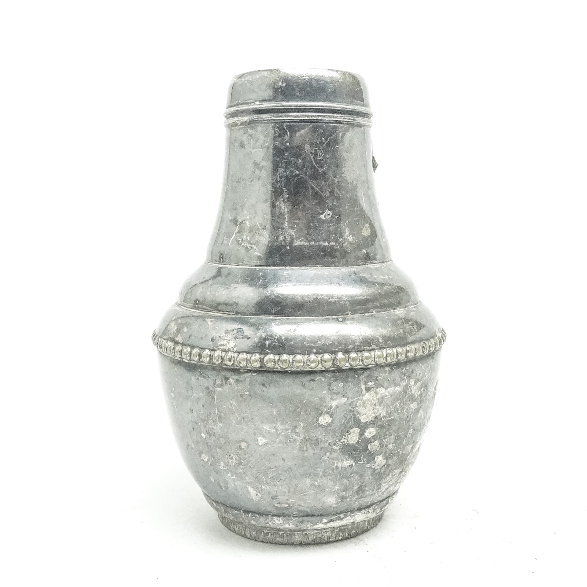 Wazon Art Deco, mosiądz srebrzony, Szwecja, lata 30. - 116356