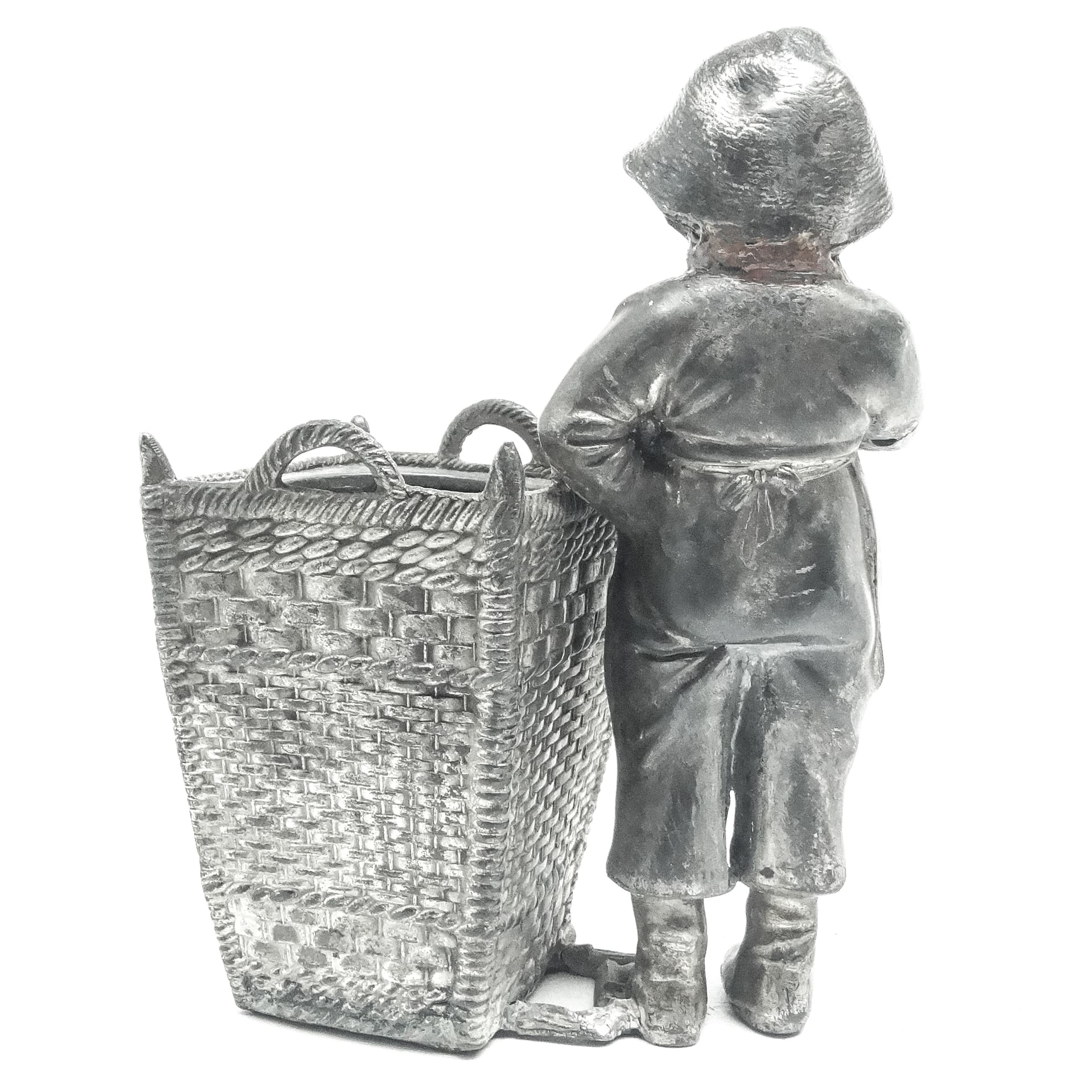 Wazon figuralny Secesja, cyna srebrzona, Niemcy, początek XX w. - 116370