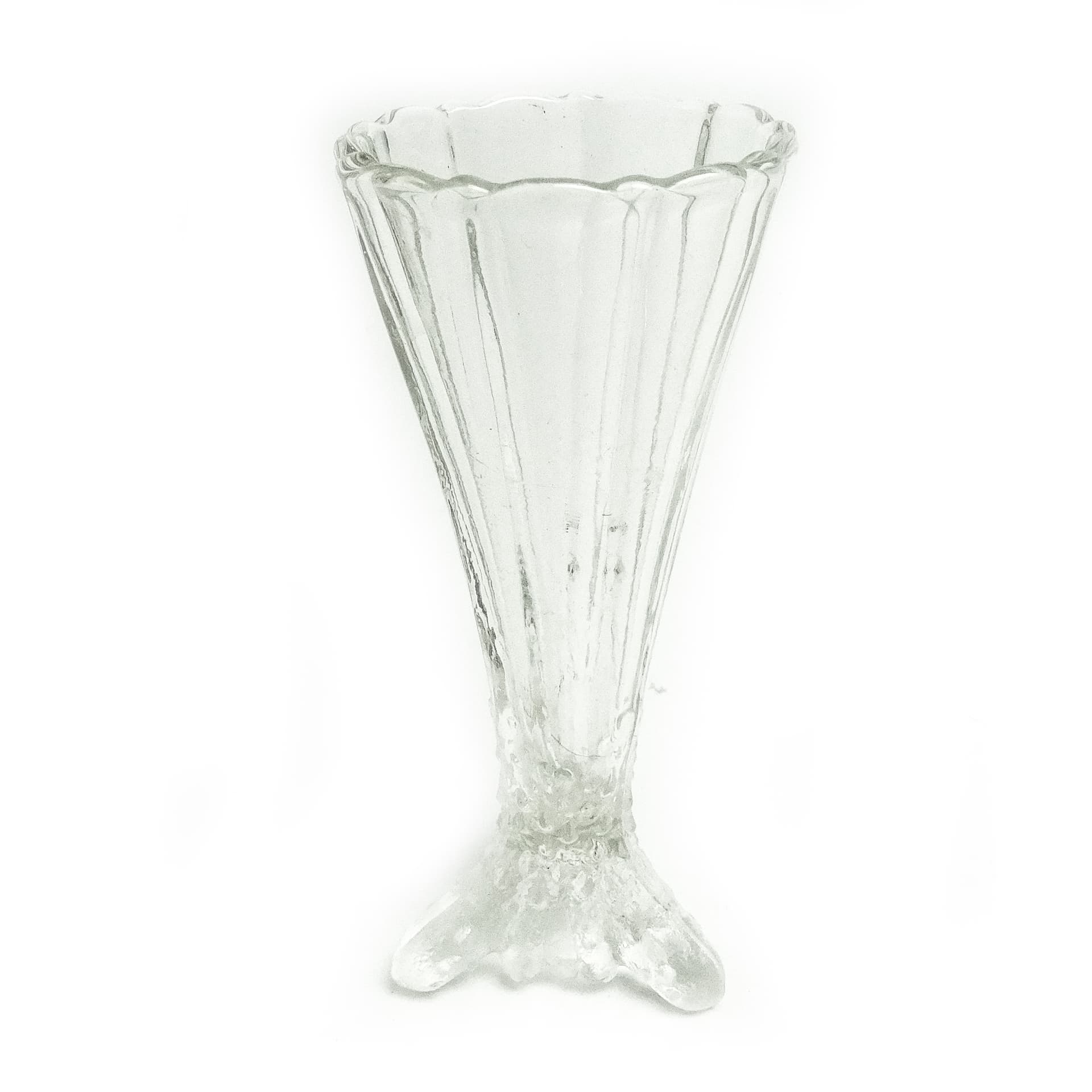 Wazon Art Deco, szkło transparentne, Polska, lata 30. - 116381