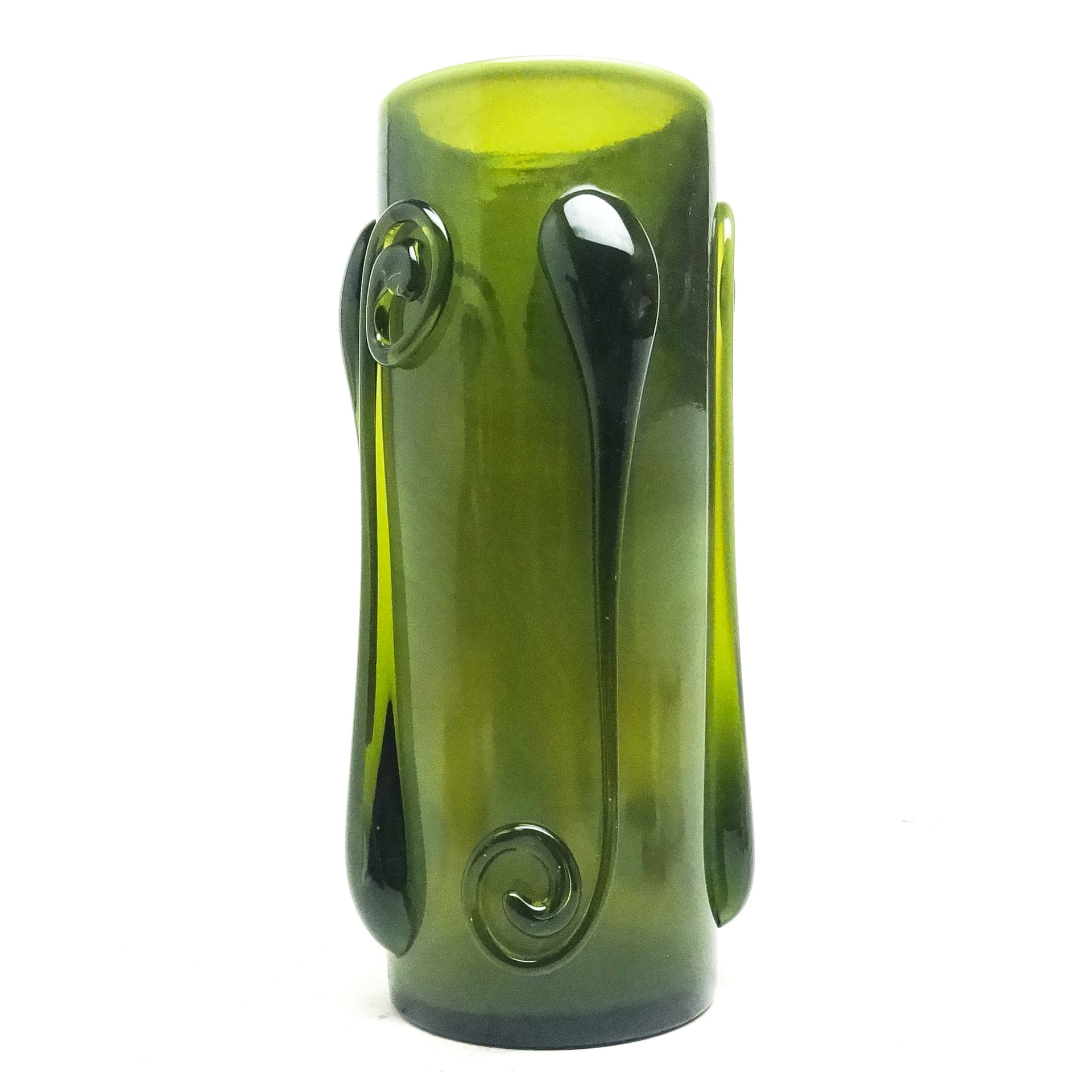 Wazon Art Nouveau, szkło, proj. J. Słuczan-Orkusz, Polska, lata 70. - 116465