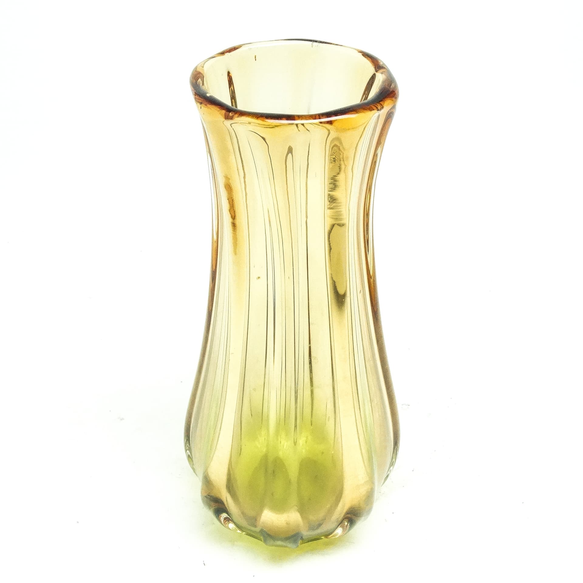 Wazon Sommerso, mid-century modern, szkło, proj. F. Poli, Włochy, lata 50. - 116558