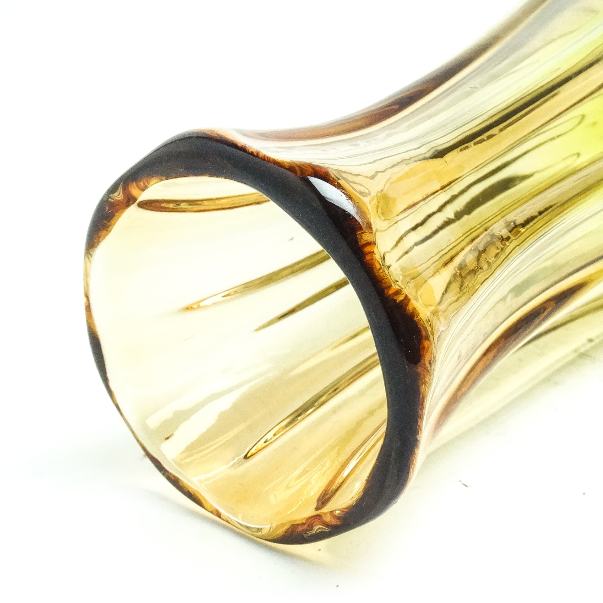 Wazon Sommerso, mid-century modern, szkło, proj. F. Poli, Włochy, lata 50. - 116561