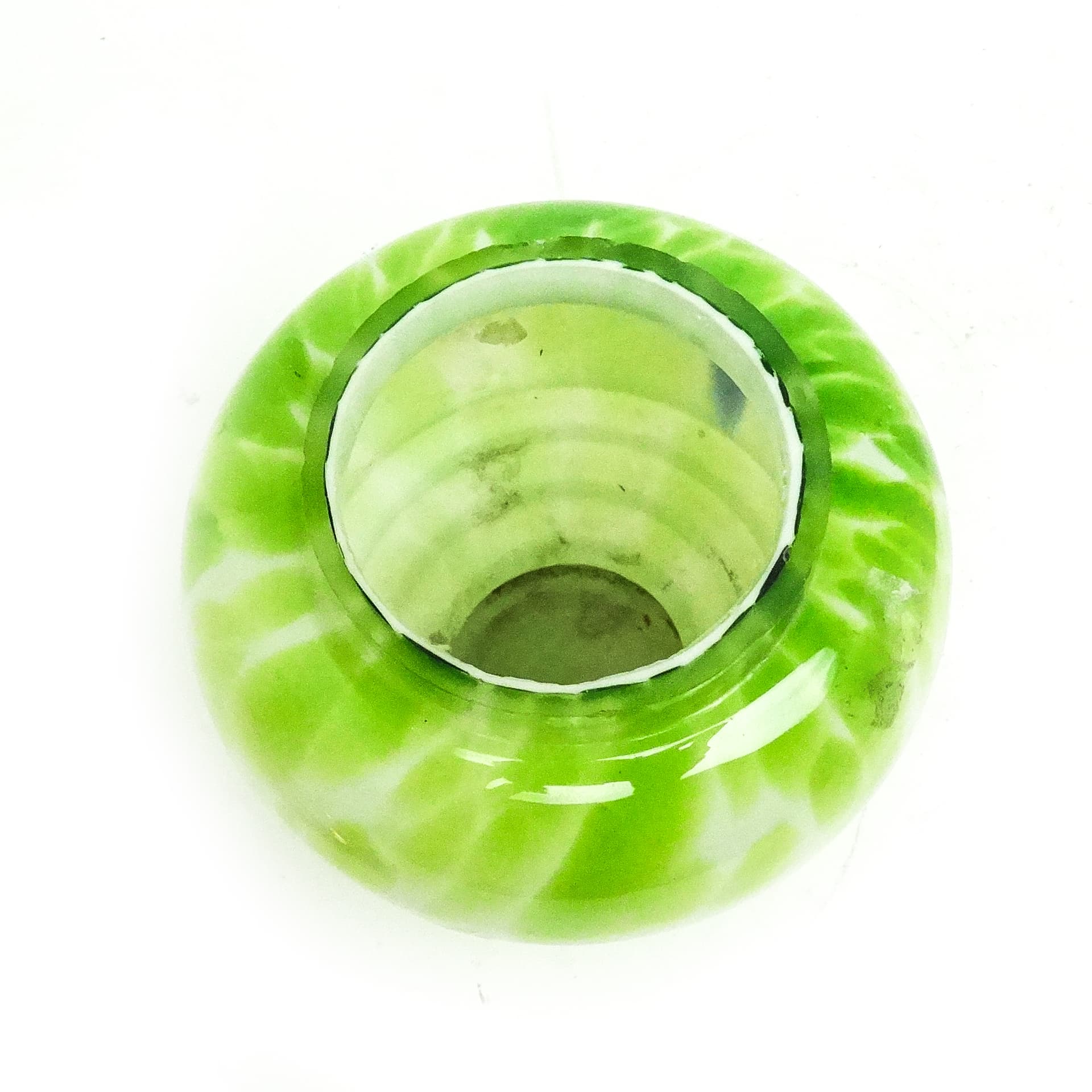 Wazon Art Deco Spatterglass, szkło, huta Welz, Czechosłowacja, lata 30. - 116903