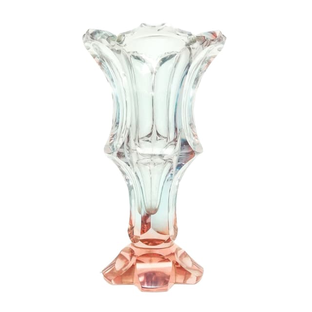 Wazon Art Deco, kryształ, Moser, Czechosłowacja, lata 30. - WYMIARY