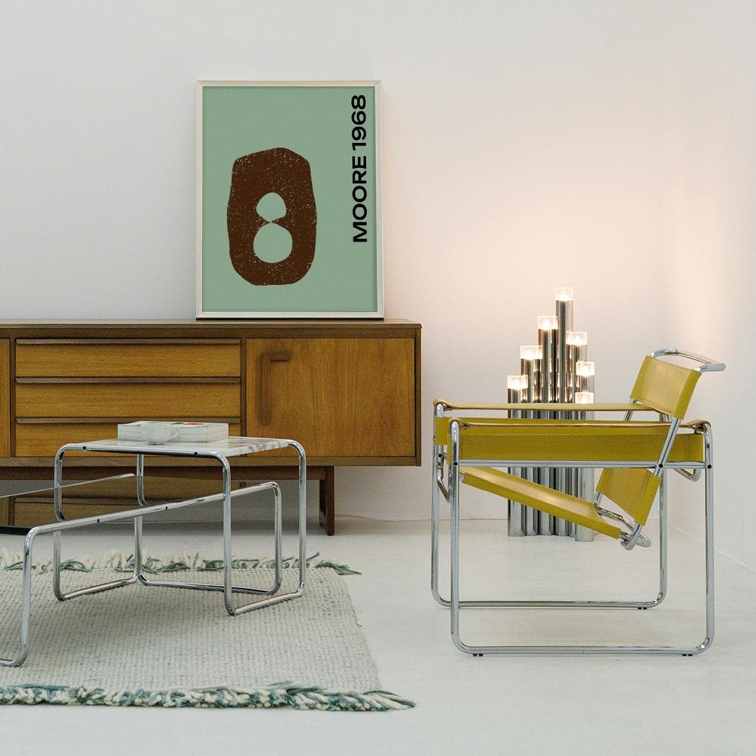 Plakat Moore 50x70 cm, aut. K. Jasińska, GRA-FIKA - 122889