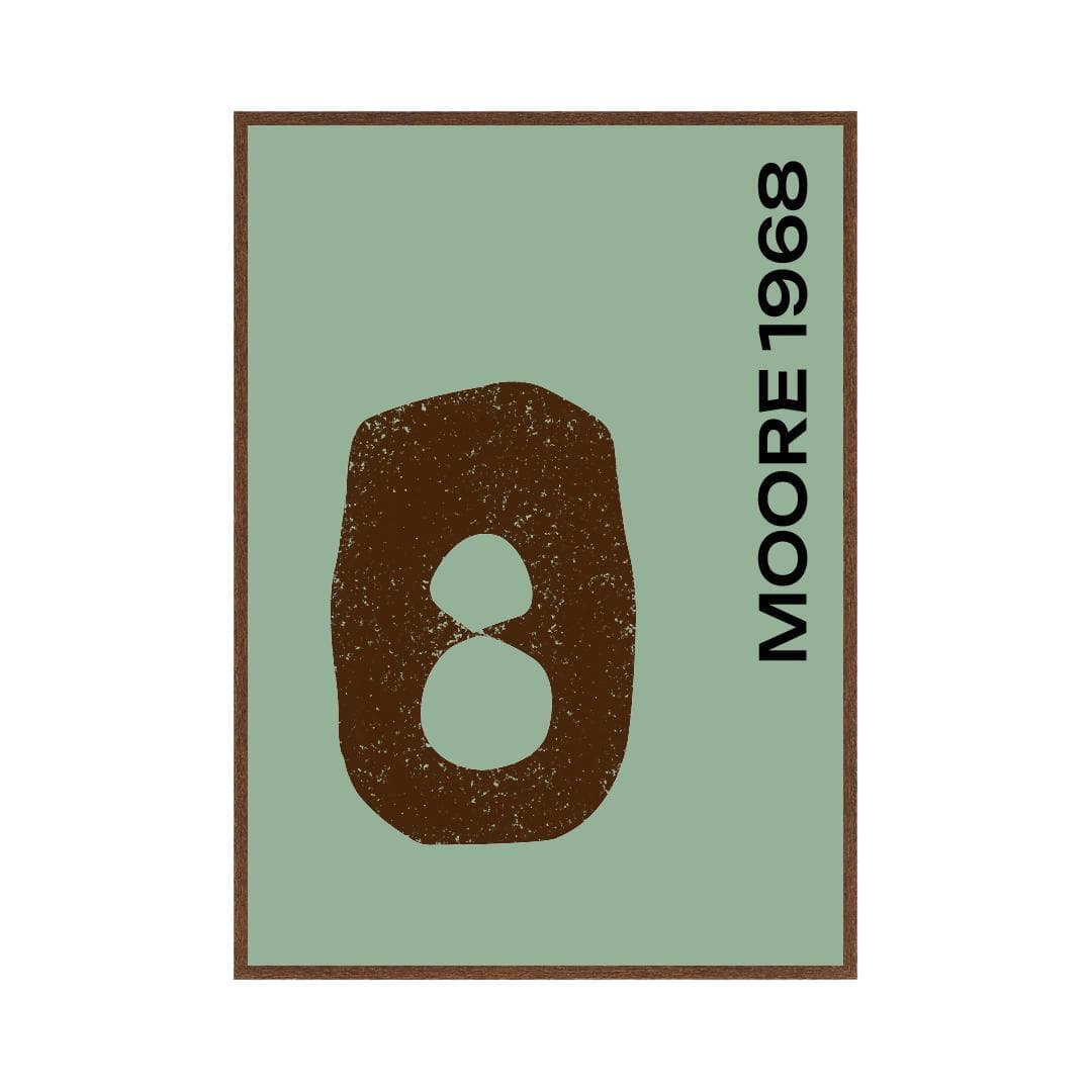 Plakat Moore 50x70 cm, aut. K. Jasińska, GRA-FIKA - 124223