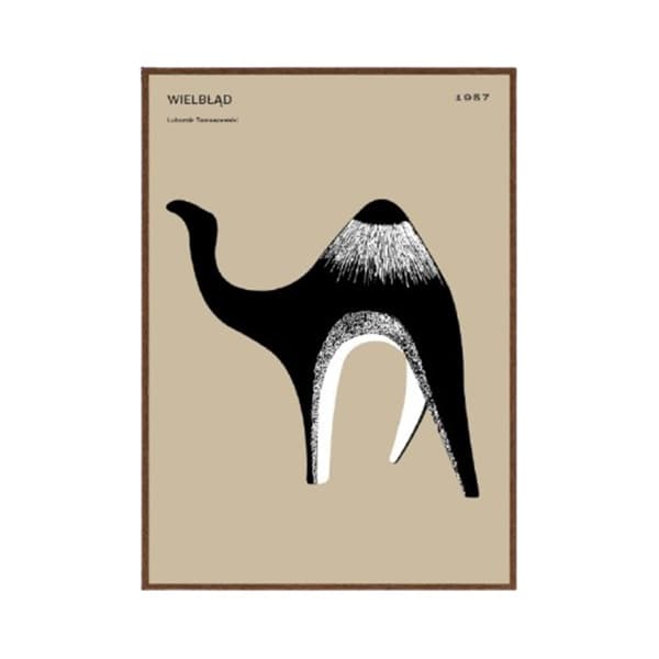 Plakat Wielbłąd 50x70 cm, aut. K. Jasińska, GRA-FIKA - 124408