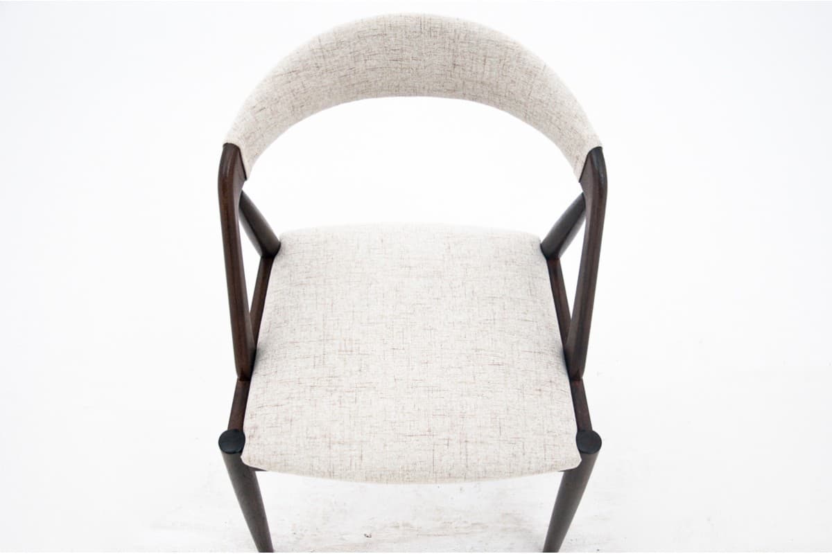 Tekowe krzesła, proj. K. Kristiansen, Dania, lata 60. - 78471