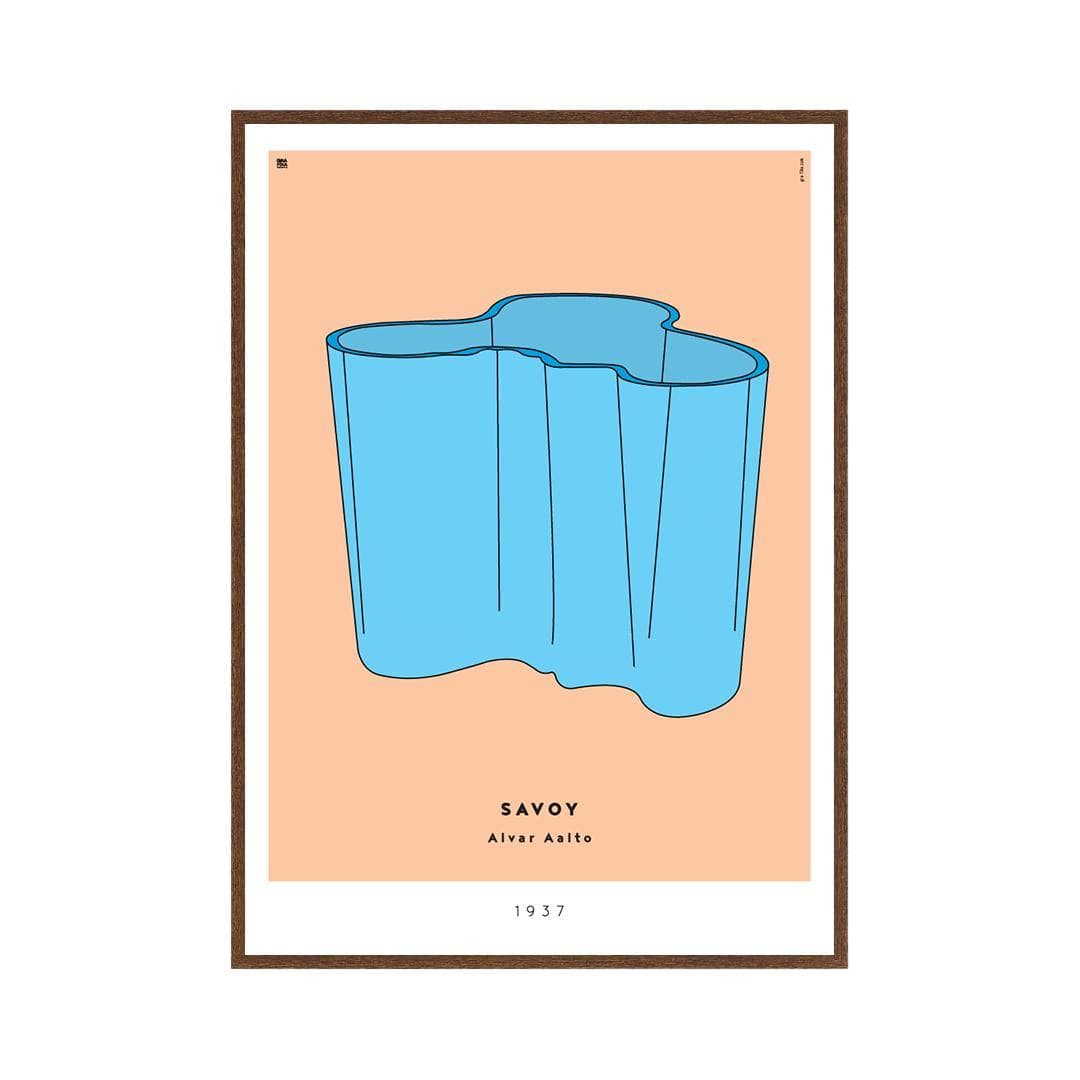 Plakat Savoy 50x70 cm, aut. K. Jasińska, GRA-FIKA - 124394