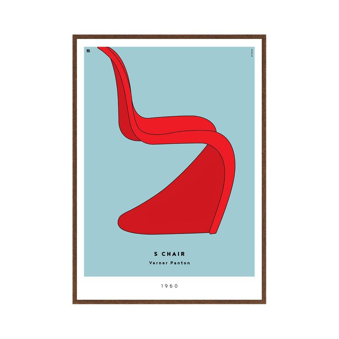 Plakat S Chair 50x70 cm, aut. K. Jasińska, GRA-FIKA - 124383