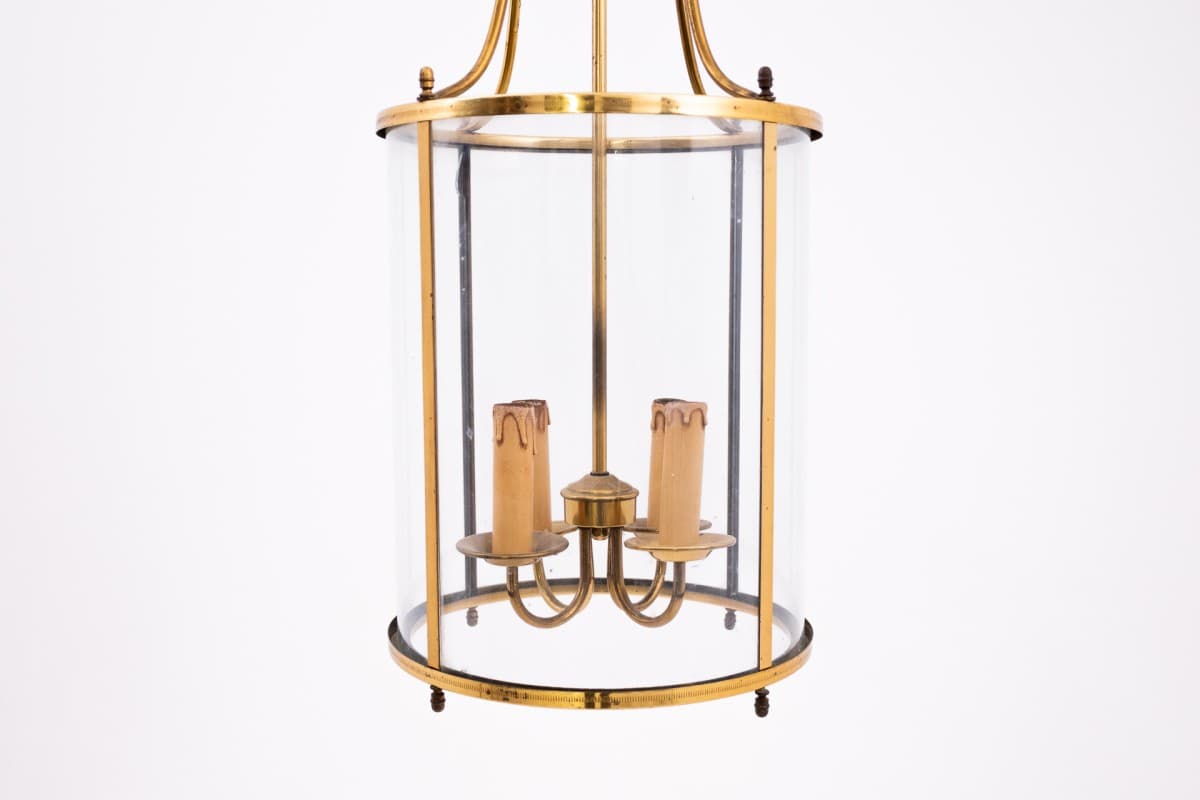Brass Hanging Lamp, France, 1960s - 78480