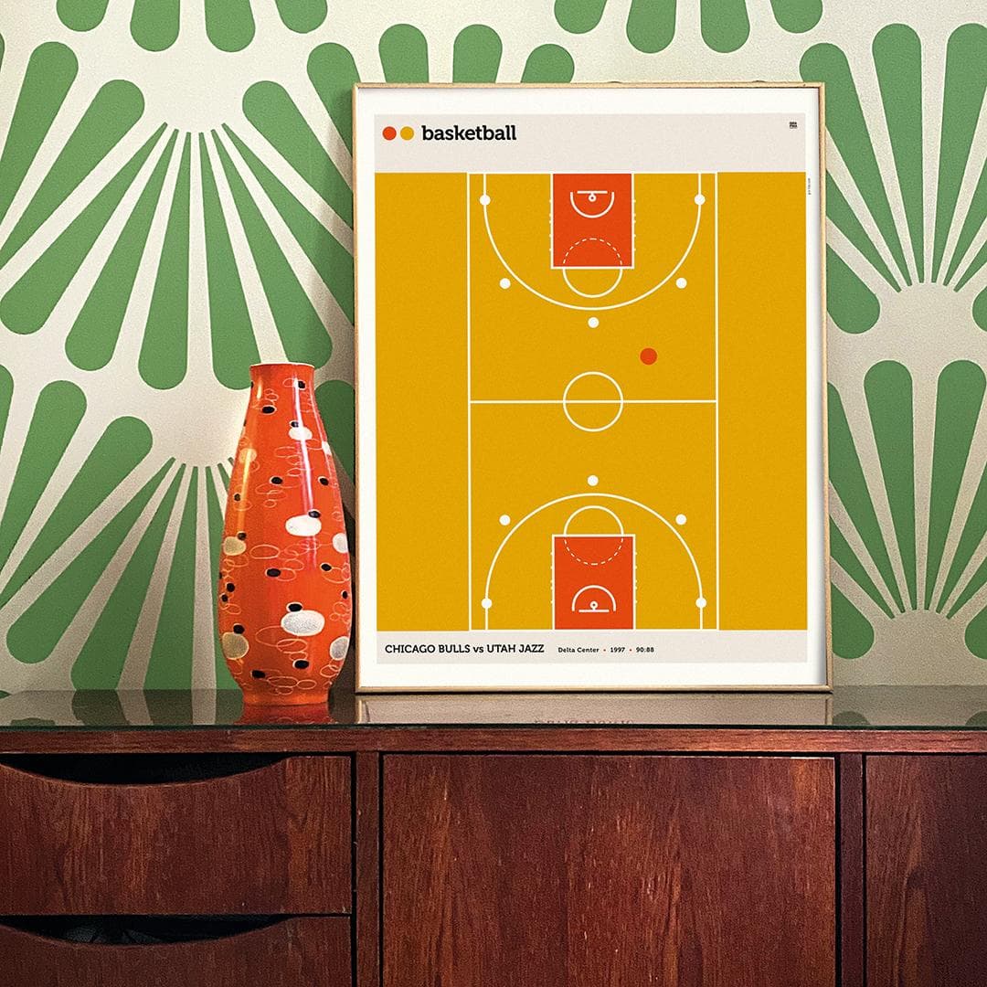 Plakat Basketball 50x70 cm, aut. K. Jasińska, GRA-FIKA - 123374