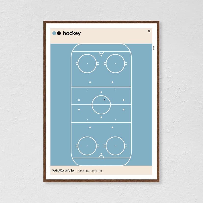 Plakat Hockey 40x50, aut. K. Jasińska, GRA-FIKA