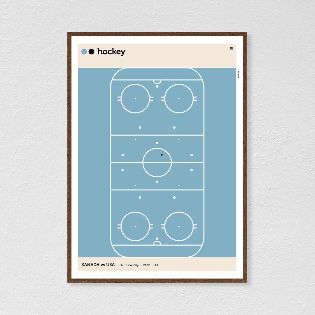 Plakat Hockey 50x70 cm, aut. K. Jasińska, GRA-FIKA