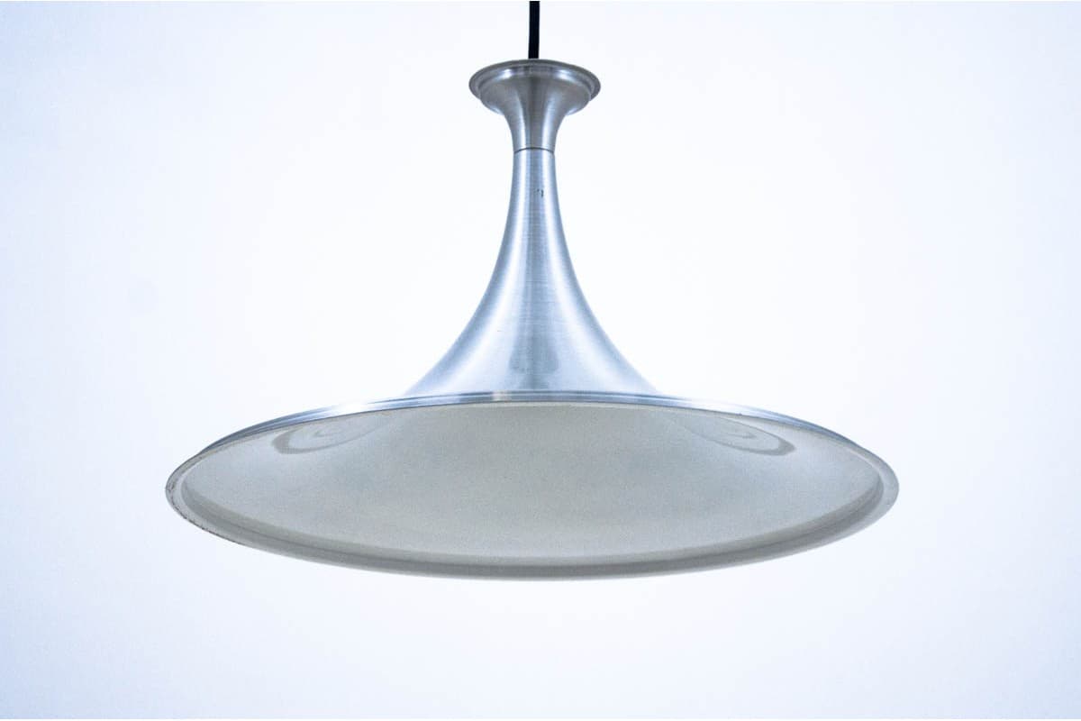 Srebrna lampa sufitowa, Dania, lata 60. - 78501