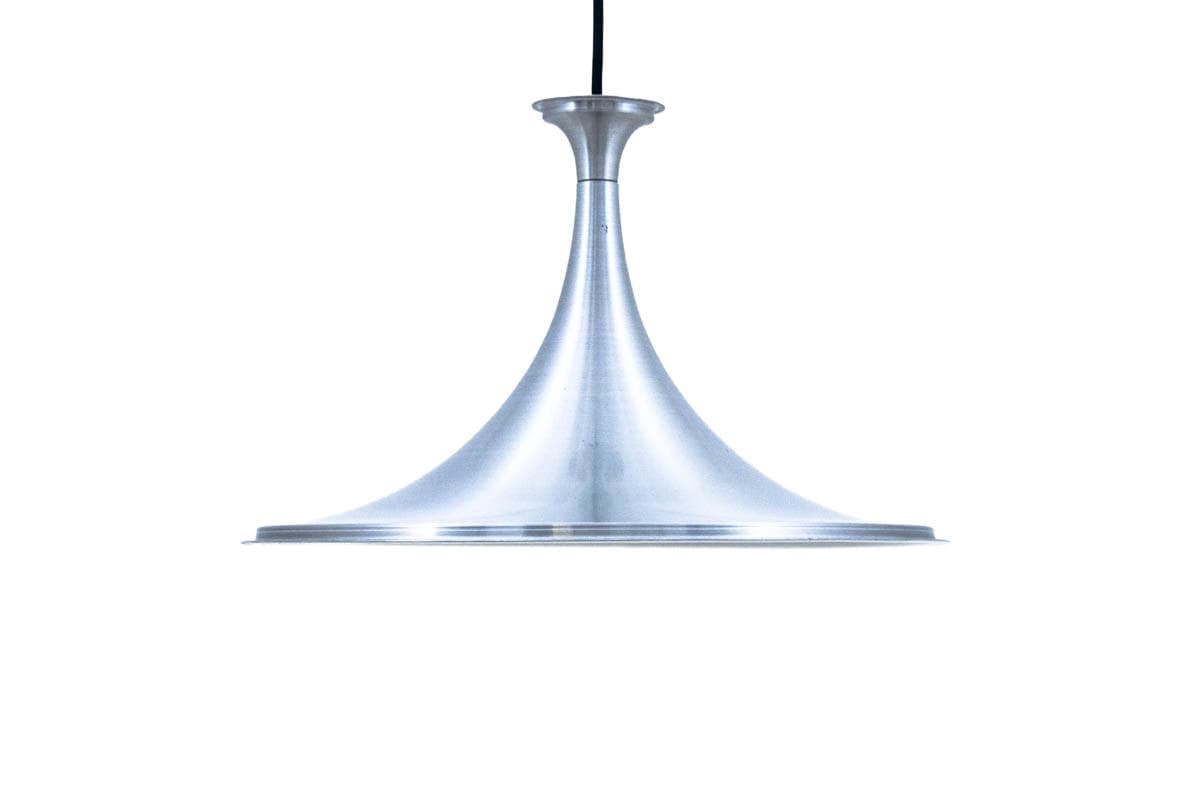 Srebrna lampa sufitowa, Dania, lata 60.
