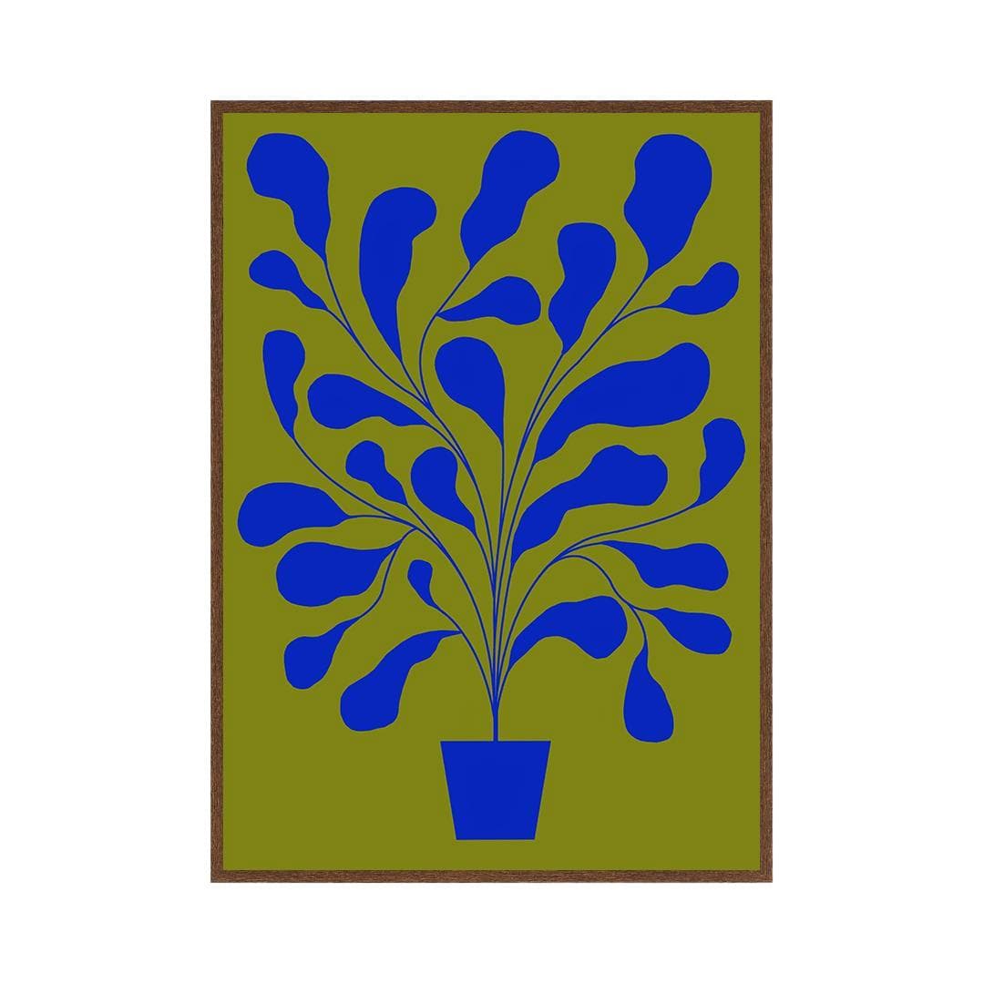 Plakat Fikus / Indigo 2 40x50 cm, aut. K. Jasińska, GRA-FIKA - 124337