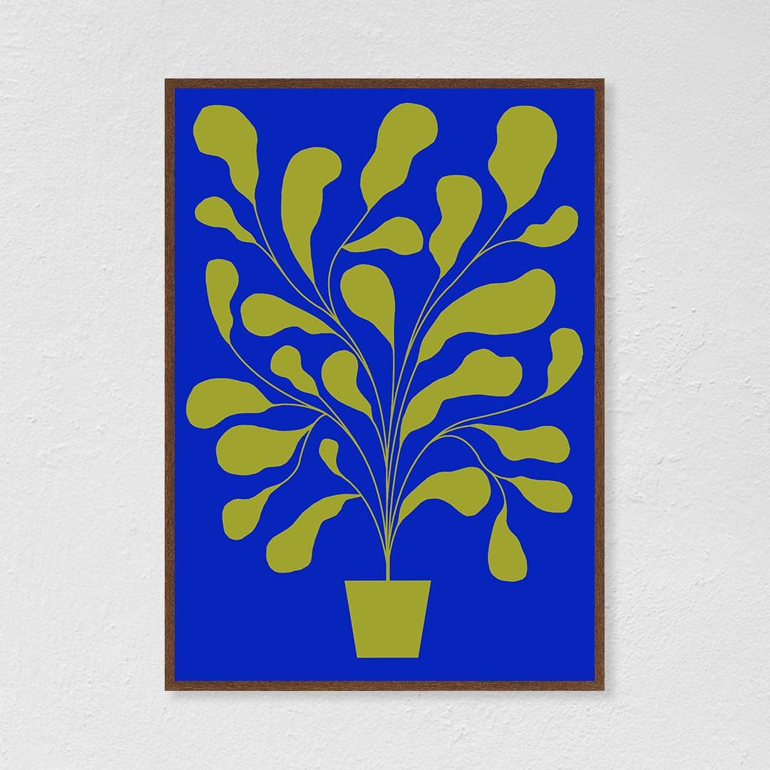 Plakat Fikus / Khaki 2 50x70 cm, aut. K. Jasińska, GRA-FIKA