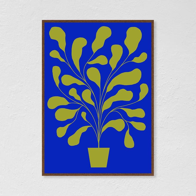 Plakat Fikus / Khaki 2 40x50 cm, aut. K. Jasińska, GRA-FIKA