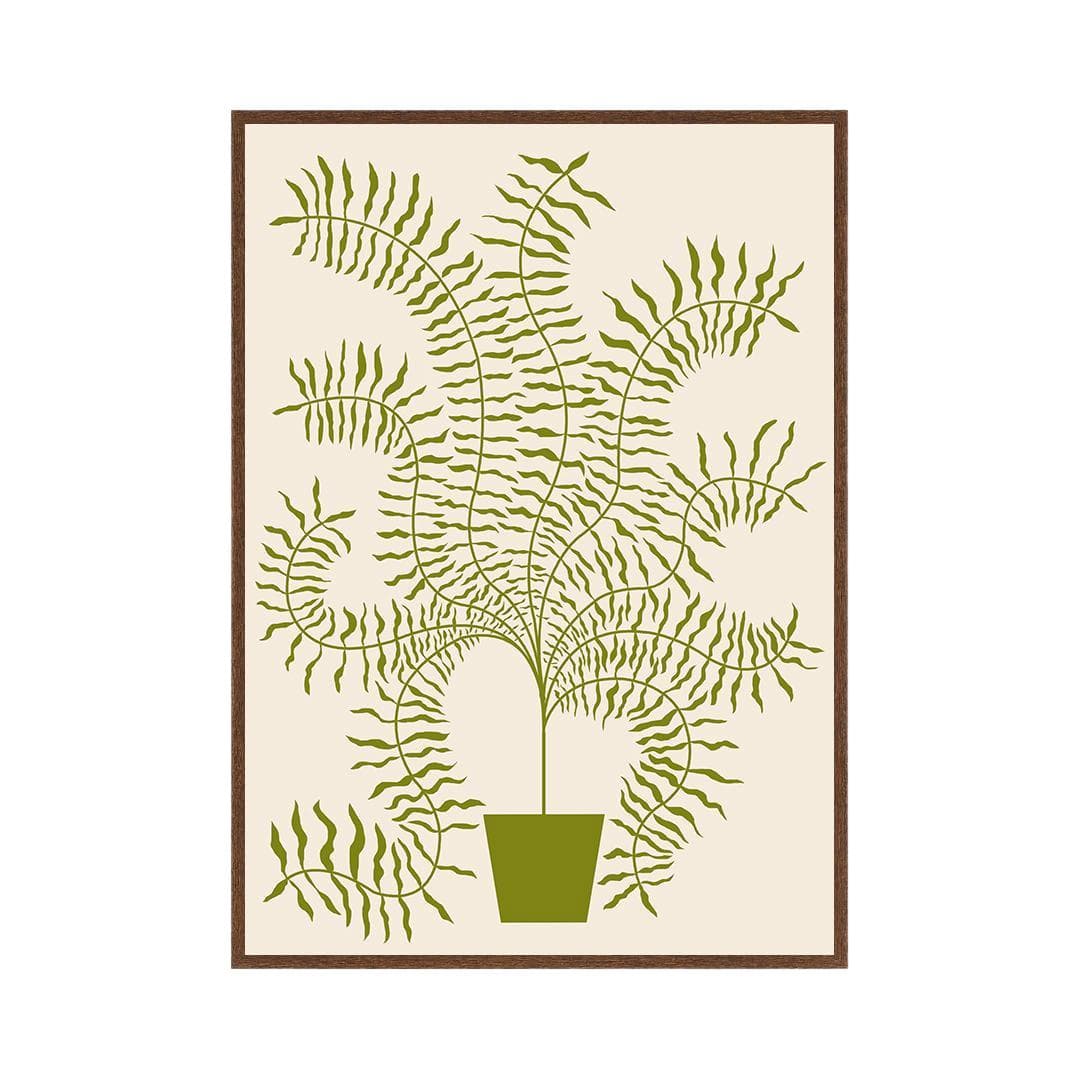 Plakat Paprotka 50x70 cm, aut. K. Jasińska, GRA-FIKA - 124330