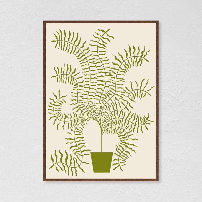 Plakat Paprotka 40x50 cm, aut. K. Jasińska, GRA-FIKA