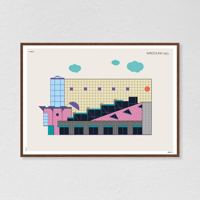 Plakat Solpol / Wrocław 70x50, aut. K. Jasińska, GRA-FIKA - WYMIARY